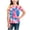 C Light Blue, variant on Girls Shirts Size 7-8 Children'S Short Sleeved Tie-Dye Easter Printed Rabbit Printed T-Shirt Girls Summer Shirts Round Neck Half Sleeved Casual Versatile