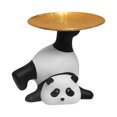 thumbnail image 4 of Bandeja para servir frutas, bandeja para servir Panda, llaves, escultura de Panda, soporte para llaves de escritorio, rendimiento probado, 4 of 8