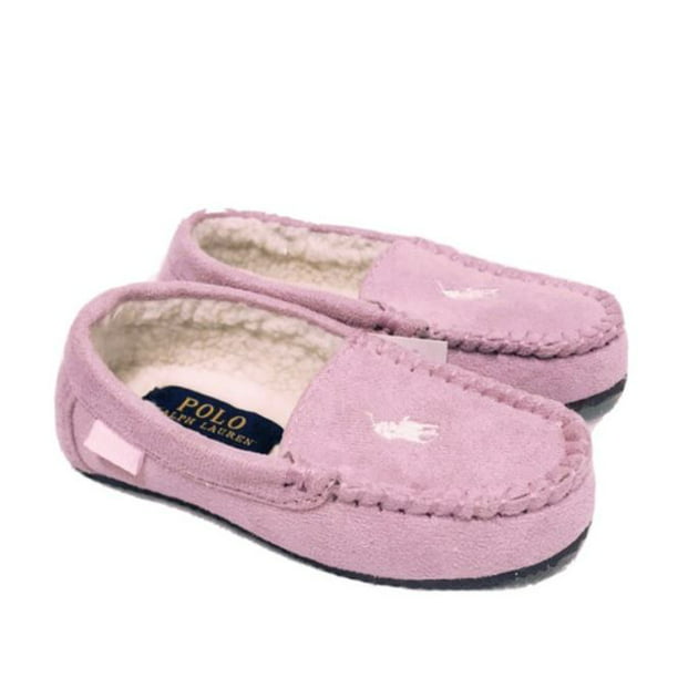 skade fortov konvergens Polo Ralph Lauren Women's Pink Moccasins Slippers, 5 - Walmart.com