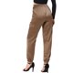 thumbnail image 3 of Pantalones cargo de satén para mujer Inspire Chic, de cintura alta, con cintura elástica, casuales, talla XS, color beige, 3 of 7