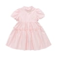 thumbnail image 1 of Ketyyh-chn99 Robe pour Bébé Fille Robes d'Été Été Tout-Petit Enfants Fille Manches Longues Courte Robe de Princesse de Fête Rouge,6-7 Ans, 1 of 5