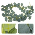 thumbnail image 3 of OUNONA Set of 2 Dark Green Artificial Eucalyptus Garlands for Indoor and Outdoor Home Decor, 3 of 7