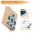 thumbnail image 5 of Yayeee Napkin Holder for Table Kitchen Paper Tissue Organization, Gold Geometric Pattern, 5 of 8