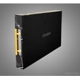 thumbnail image 6 of Home Redefined Rectangle Serving Tray Black Marble Faux Leather Gold Handles 17.5" x 12", 6 of 7