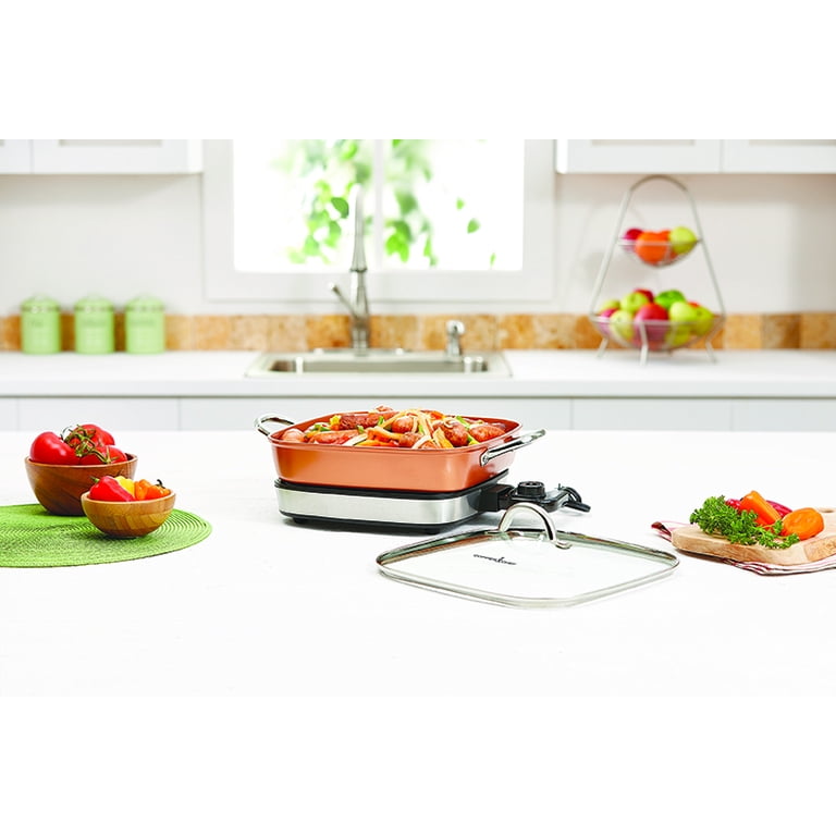 12 inch, Non-Stick Frying Pan, Ceramic Cookware, Skillet, Premium, PFOA  Free, Dishwasher Safe, Copper - AliExpress