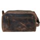 thumbnail image 2 of Neceser KomAlc Leather Buffalo Travel Dopp Kit Resistente al Agua, 2 of 8