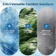 thumbnail image 4 of 12,000 BTU 3-in-1 Window Air Conditioner, Cools Up to 550 Sq. Ft, Quiet & Energy Saving, Remote Control, 4 Fan Speeds, 24H Timer & Sleep Mode, 4 of 8