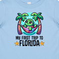 thumbnail image 4 of Inktastic First Trip to Florida Funny Beach Boys or Girls Baby T-Shirt, 4 of 5