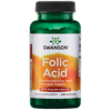 Swanson Folic Acid B-Vitamin Supplement, Supports Prenatal Health & Heart Health, 250 Capsules, 800 mcg