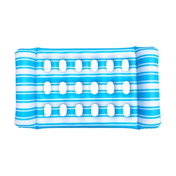 Piscina inflable Flotación Float Lounger PVC Float Lounge para piscina de verano Azul claro