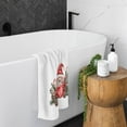 thumbnail image 3 of Ryvnso A Cute Christmas Gnome Hand Towels Set for Bathroom Cotton Face Towel Decorative 15.5x29.5 inch, 3 of 7