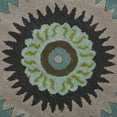 thumbnail image 5 of 8â€™ Round Green Peacock Feather Area Rug, 5 of 5