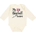 thumbnail image 3 of Inktastic My 1st Baseball Season Girls Long Sleeve Baby Bodysuit, 3 of 5