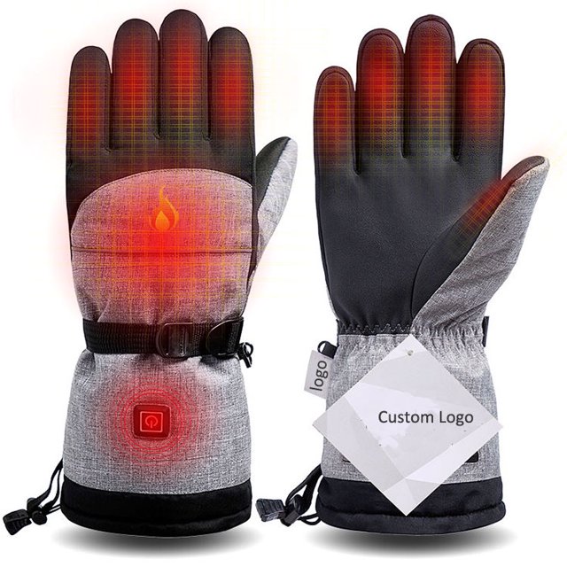 Guantes calefactores a prueba de viento Calentadores de manos Guantes calefactables de invierno para montar Caza Esquí Ciclismo Sincero Hogar