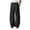 Black, variant on COMVALUE Men's Summer Pleated Linen Wide Leg Pants Loose Fit Draped Retro Casual Trousers (Khaki, XL)