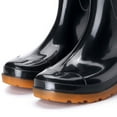 thumbnail image 3 of Minnieouse Botas de lluvia, zapatos calentadores de muslo de plástico, chanclos de plana, cómodos y puros, diarios, informales, para el día de Accesorios de calzado Negro Algodón&amp;gt;39 Minnieouse AP013571-09, 3 of 6