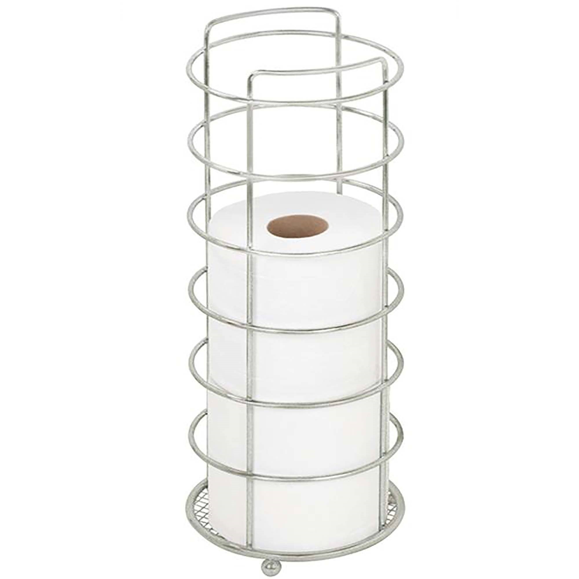 Bath Bliss Nickel Toilet Paper Holder