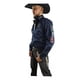 thumbnail image 3 of Camisa Ariat Bordado Tricolor Con Bandera Mex/usa En Espalda, 3 of 4