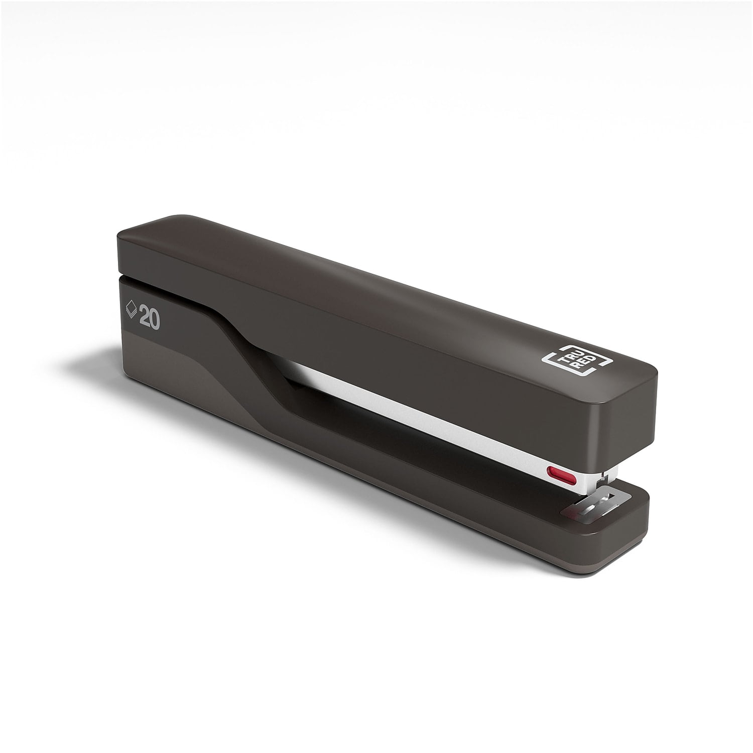 TRU RED Desktop Stapler 20-Sheet Capacity Black TR58082