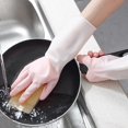 thumbnail image 4 of Guantes de Goma, Lavado de Ropa, Guantes de Goma Gruesos Impermeables, Guantes de Cocina duraderos, Rosa (2 Piezas), 4 of 5