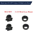 thumbnail image 4 of Amdohai Mixed 2pcs M12 MTV & 2pcs CS Metal Lens Mount CCTV Security Camera M12/CS Mount Lens Holder Supports Bracket PCB Board Module Adapter Connector, 4 of 8
