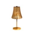 thumbnail image 2 of EDHITNR Retro Metal Table Lamp Rechargeable Touch Control with Crystal Accents for Bedroom Bedside Nightstand Ambient Lighting, 2 of 6