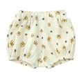 thumbnail image 4 of MYGBCPJS Baby Girls Cute Bloomer Shorts Toddler Summer Cotton Linen Bubble Bloomers, 3Pack, 3 Months - 6 Years, 4 of 7