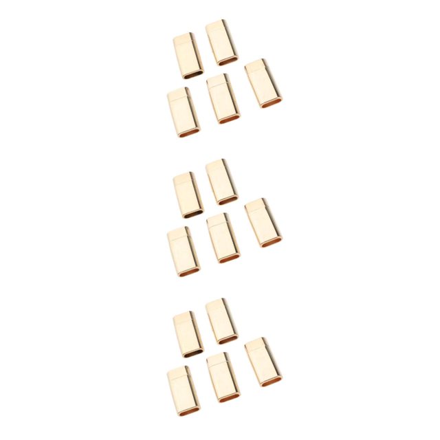 kurtrusly Sleek Gold Magnetic Bracelet Connectors Jewelry Collection Style A 3Set