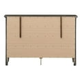 thumbnail image 4 of Home Square 2-Piece Set with 8-Drawer Dresser and 3-Drawer Nightstand in Gray, 4 of 11