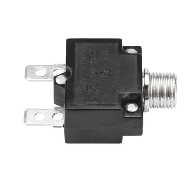 Protecteur de Surcharge 250V Interrupteur de Réinitialisation Automatique, Design Compact pour Générateurs, Plastique Durable, Large Gamme d'Applications