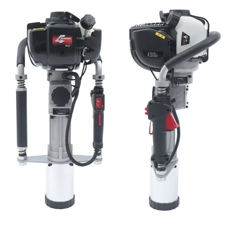 Aiqidi 37.7CC 4 Stroke Heavy Duty Gas Powered Fence Pile Driver T-Post Gasoline Engine Piling Driver Push Pile Profession Kit