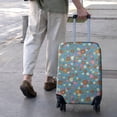 thumbnail image 3 of Pioneer Flower Floral Print Pattern Luggage Cover Fashion Suitcase Cover Baggage Covers Fit 25-28 Inch Luggage (Go Travel), 3 of 5