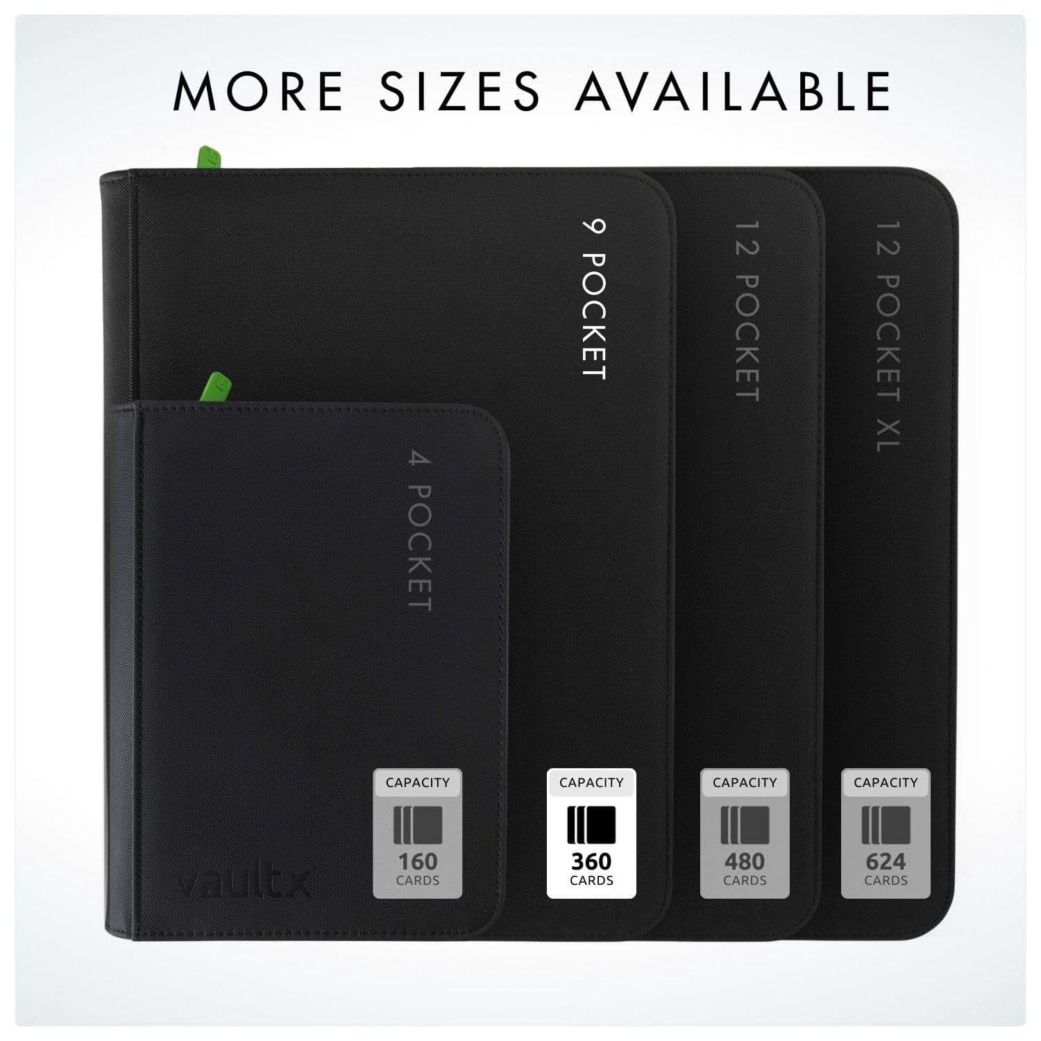 Vault X Zipper Trading Card Holder - 9-Pocket Album for TCG