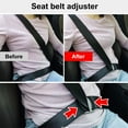 thumbnail image 2 of QIJK Car Seat Belt Adjuster Car Seat Belt Clip Universal Car Seat Belt Shoulder & Neck Comfort Interior Accessories (Gunmetal), 2 of 7