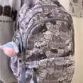 thumbnail image 2 of MBTI - Mochila de nailon con diseño de gato para mujer, estilo kawaii, de gran capacidad, informal, para viajes, para estudiantes, estética, 2 of 4