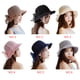 thumbnail image 3 of Qarigey Sombrero de paja gorra con lazo hecho a mano tejido hueco mujer cinta sombrilla accesorios de verano Sombreros De color caqui, 3 of 6
