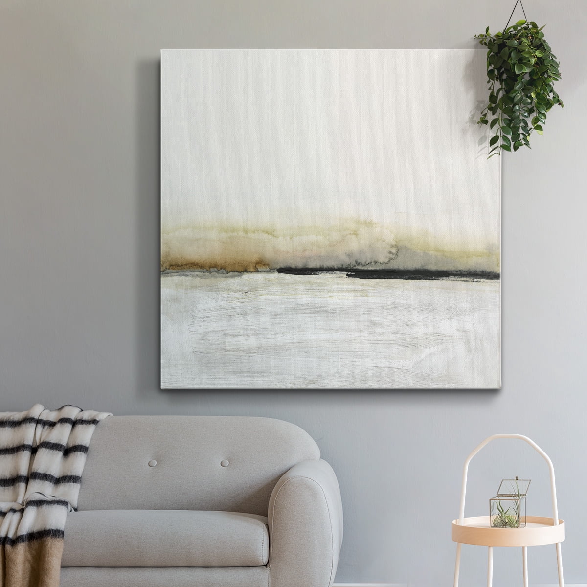 Wexford Home Floating Cinder II-Premium Gallery Wrapped Canvas, 16" x 16" - Ready to Hang