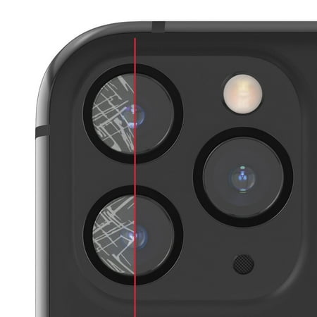 ZAGG - InvisibleShield GlassFusion Camera Lens Protector for Apple® iPhone® 11 Pro and 11 Pro Max - Clear