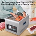 thumbnail image 5 of Chamber Vacuum Sealer Machine DZ-260C Commercial Kitchen Food Chamber Vacuum Sealer, 180W-320W 6.5 m³/h Pump Rate, Premium Chamber Vacuum Sealer for Professional and Home Use, 5 of 7