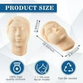 thumbnail image 2 of Mannequin Face Model Injection Training Silicone Mannequin Women Head Makeup Silicone Face Realistic for Practice Training to Doctor, Esthetician, 2 of 6