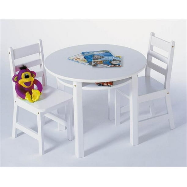 Lipper Child S Round Table With Shelf 2 Chair Set Multiple Colors Com Chair Set Multiple Colors, Lipper Round Table And Chairs
