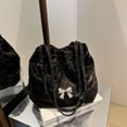 thumbnail image 2 of Mochila coreana de alto valor 2025, nuevo estilo, moderna, de gran capacidad, con lazo, para estudiantes, bolso de mano versátil, 2 of 5