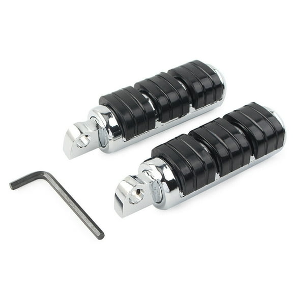 Fit for HARLEY Davi for DS on Rear Highway Foot Pegs Rests male mount-style Black Chrome