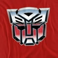 thumbnail image 2 of Transformers Autobot Airbrush Logo Women's T Shirt, Red, Medium, 2 of 6