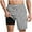 Gray^, variant on Jjayotai George Shorts Men, Mens Swim Trunks, Men's Fashion Printed Shorts, Elastic Waist Beach Pants with Compression Lined Pocket Drawstring