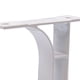 thumbnail image 4 of Naiovety 10 Uds. Soporte suspendido de techo montado en la parte varilla romana soporte único Base soporte accesorios de cortina Tratamientos de ventanas Blanco, 4 of 5
