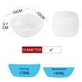 thumbnail image 5 of MALACASA, Series Ramekin, 6 pieces Mini Ramekins Ivory White Porcelain Dipping Bowl Snack Serving Dishes, 5 of 9