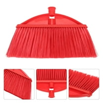 Soimiss Household Broom Part Plastic Red 1Pack for Multi-scene Use