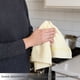 thumbnail image 4 of 5 Trapos, Toalla de Cocina Secador, La Josefina, Ultra Absorbente 100% Algodón (Amarillo) La Josefina Cuadros amarillos, 4 of 5