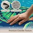 thumbnail image 6 of ODIKA Animals Turtle Nautical Ocean Coral Reef Border Motif Scattered for Master Suite, California King, Under Bed, Foldable Easy Care, 6 of 7
